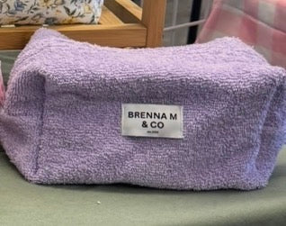 Light Purple Towel Makeup Bag