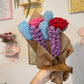 Crochet Dark Lavender Flower
