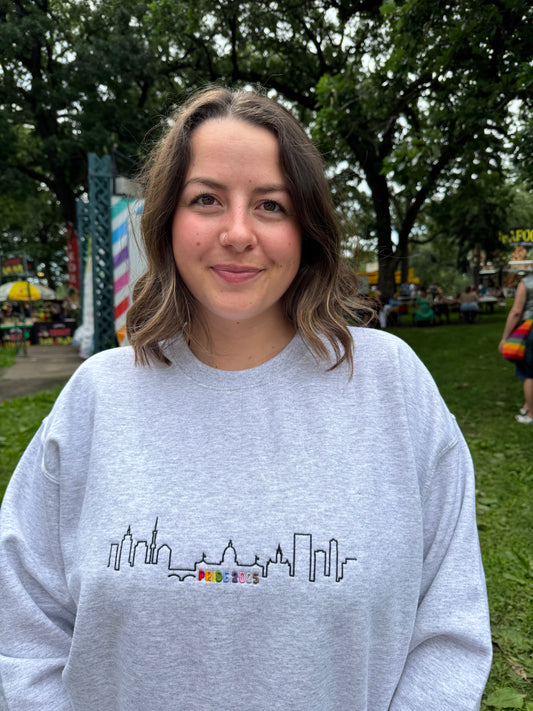 Ash 2025 Pride Skyline Crewneck