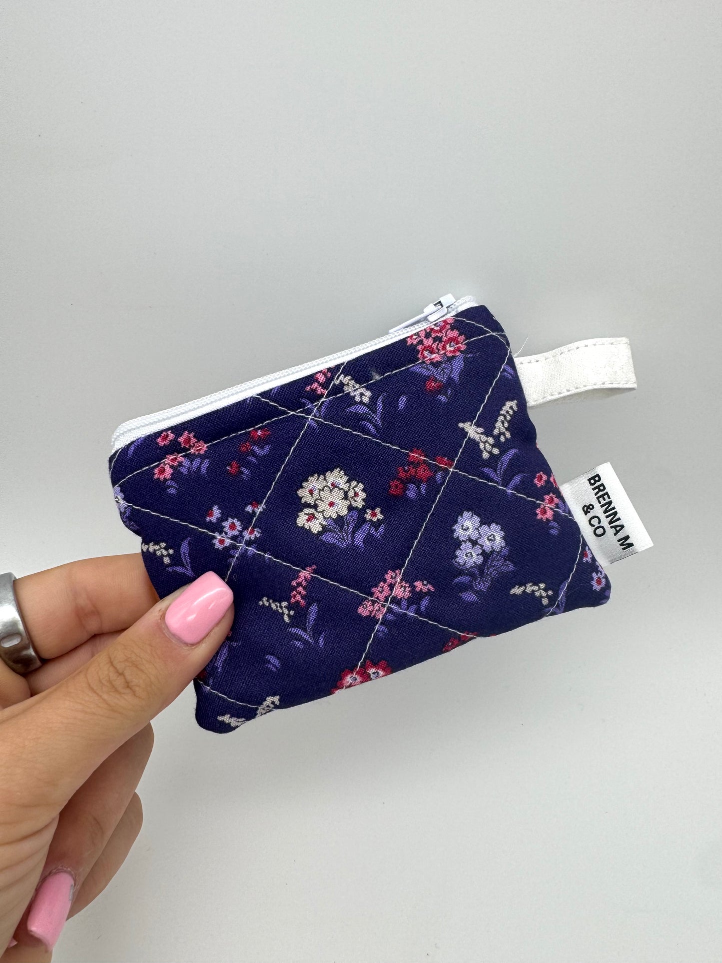 Midnight Garden Mini Keychain Pouch
