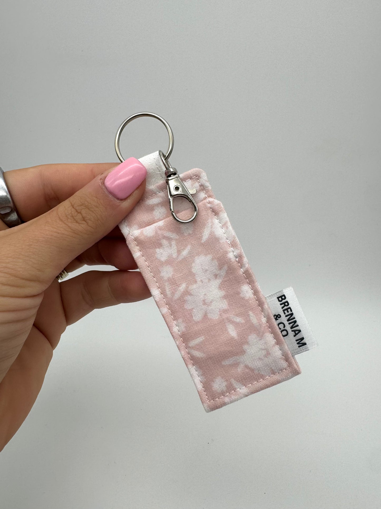 Peachy Floral Lip Balm Holder