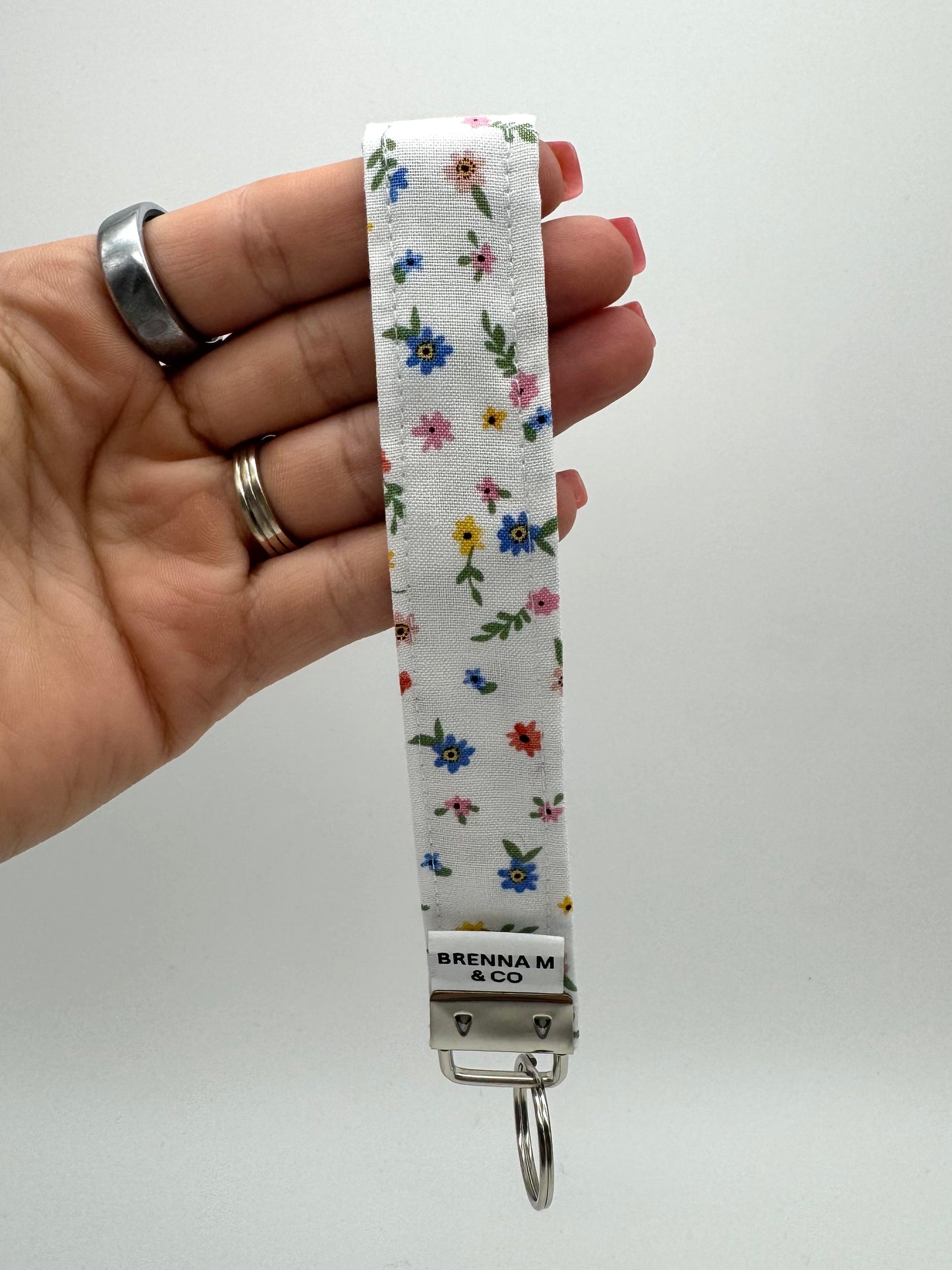 Ditsy Floral Keychain Wristlet
