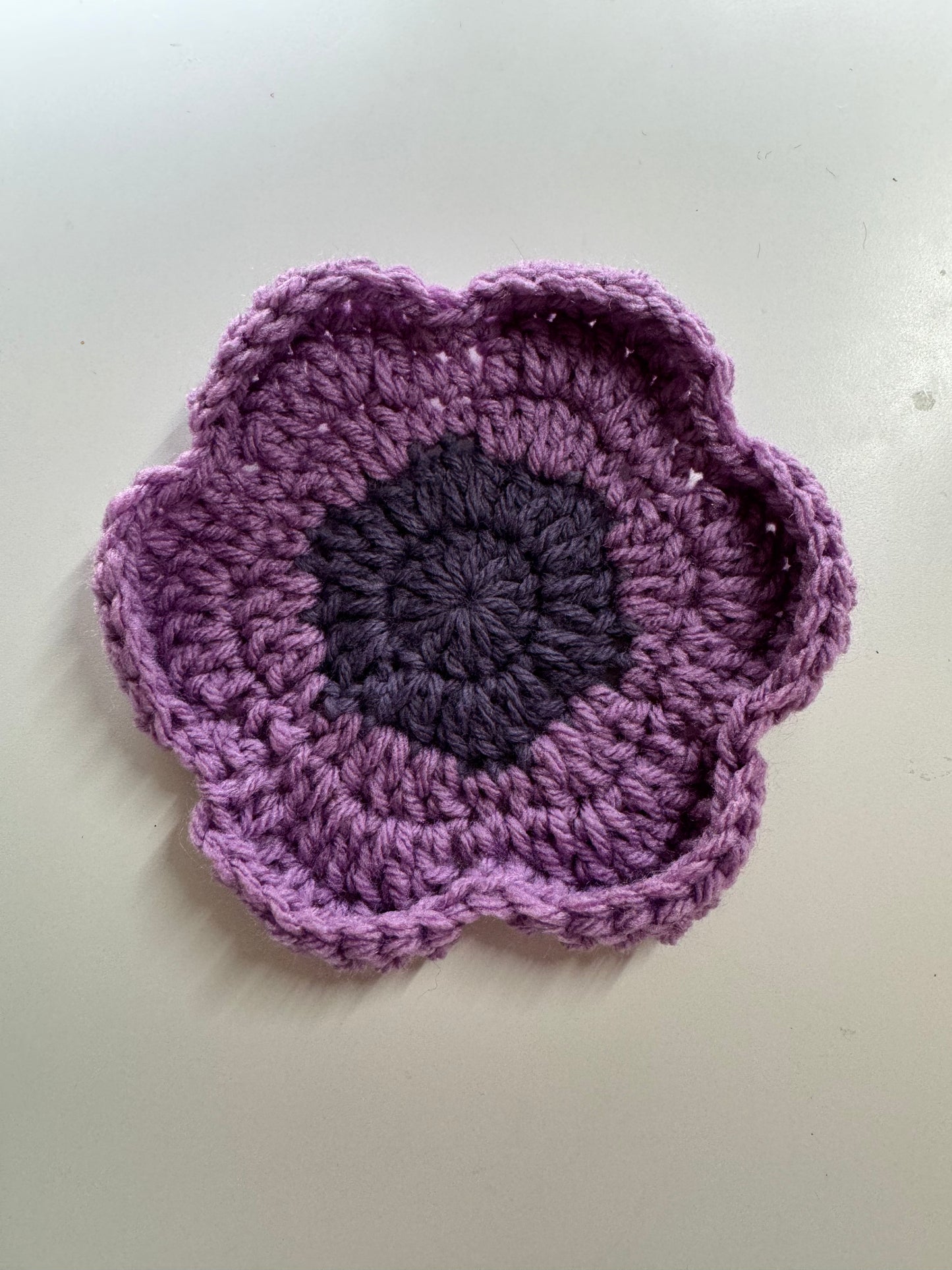 Crochet Flower Coasters