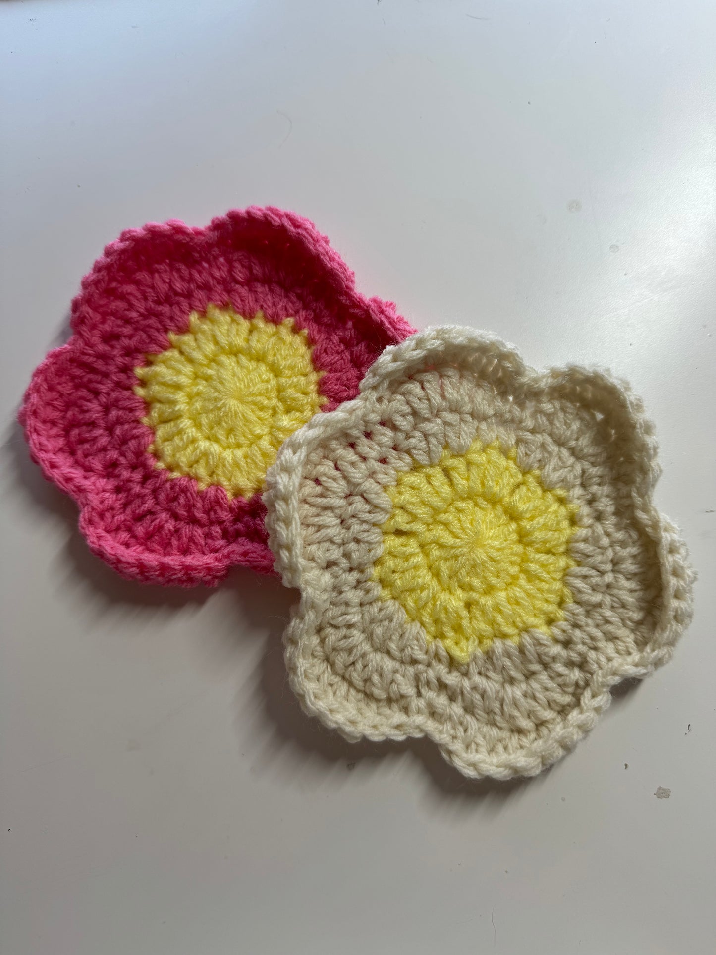 Crochet Flower Coasters