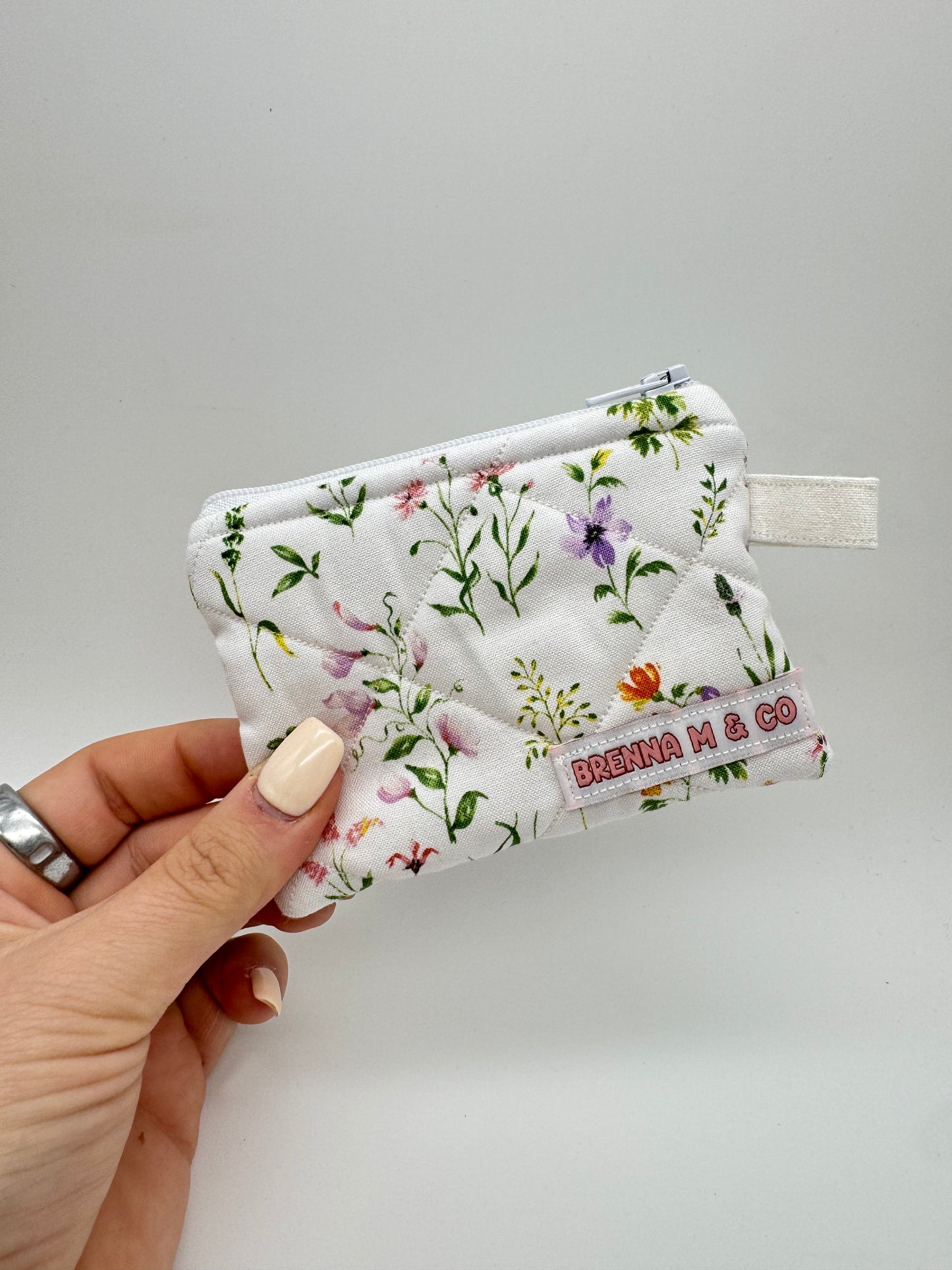 Wildflower Mini Keychain Pouch