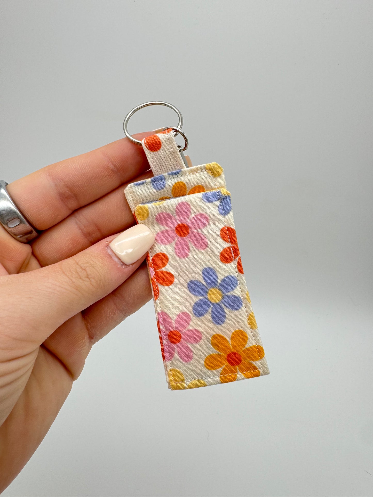 Vibrant Floral Lip Balm Holder