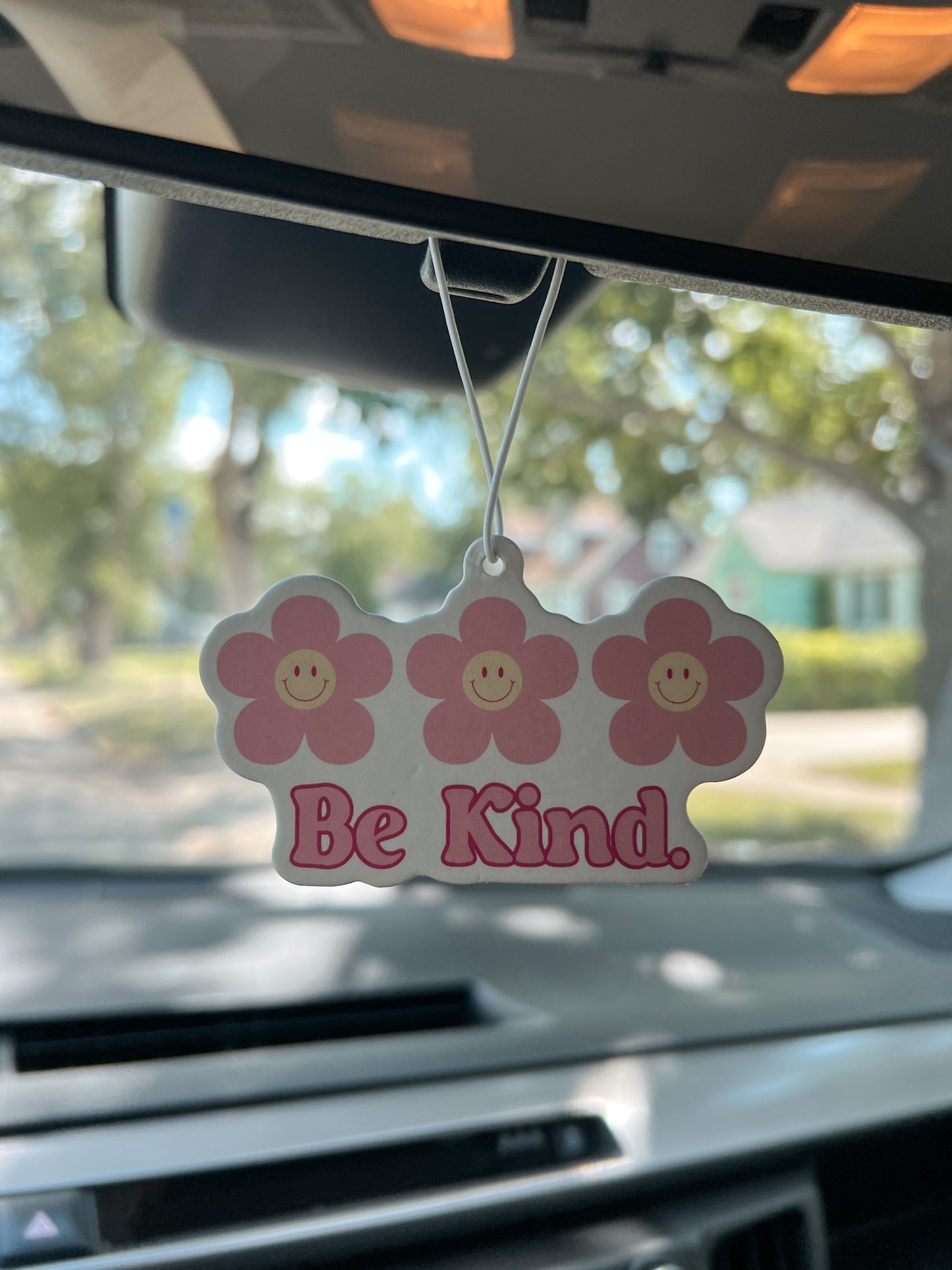 Be Kind Floral Car Air Freshener