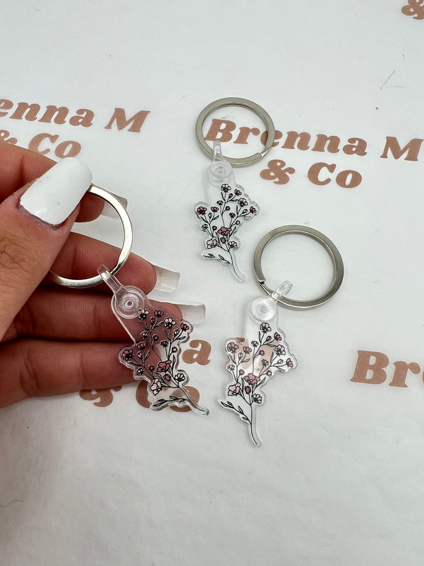 Flower Bouquet Keychain