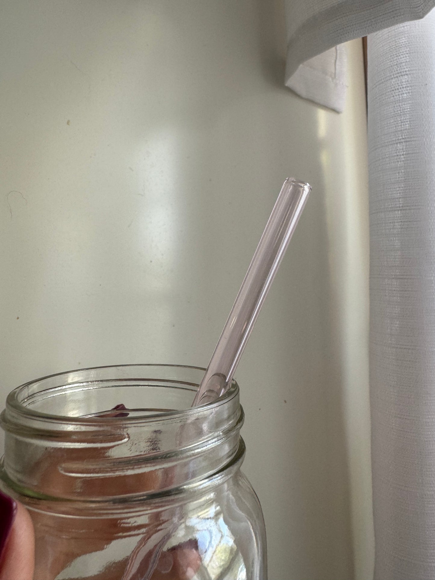 Colorful Straight Glass Straw