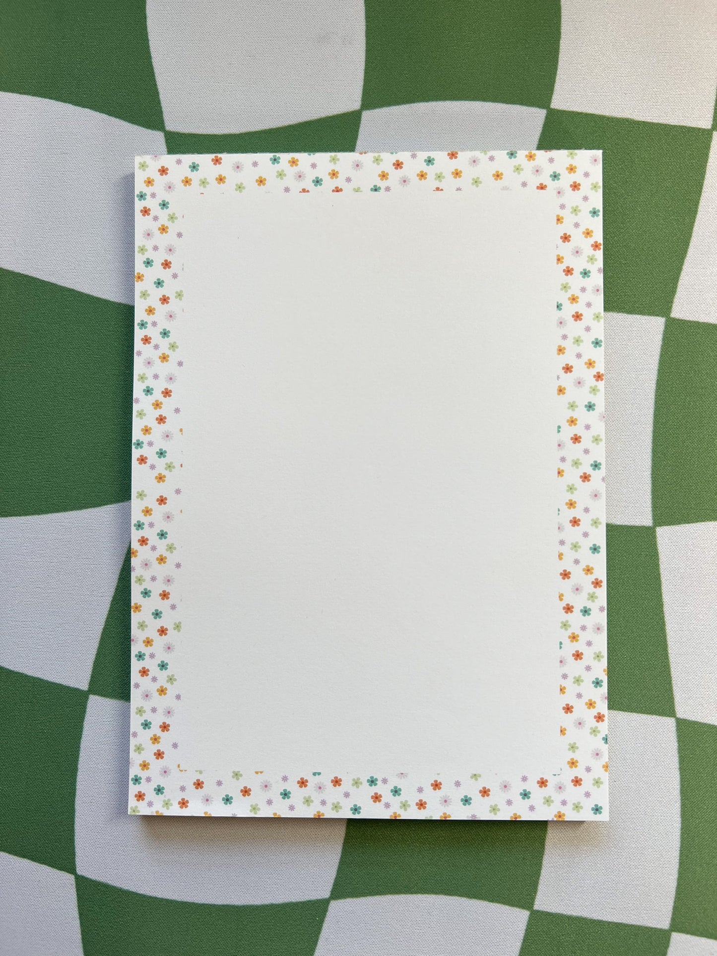 5x7 Floral Notepad