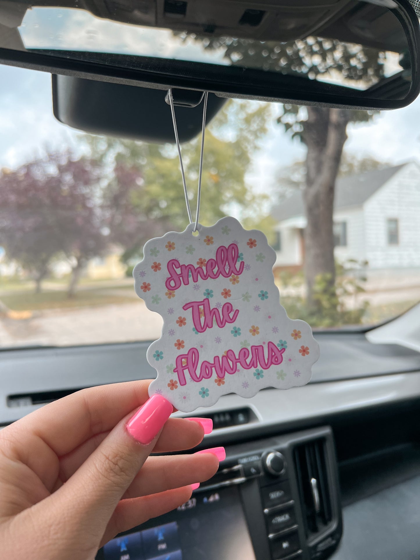 Smell The Flowers Car Air Freshener