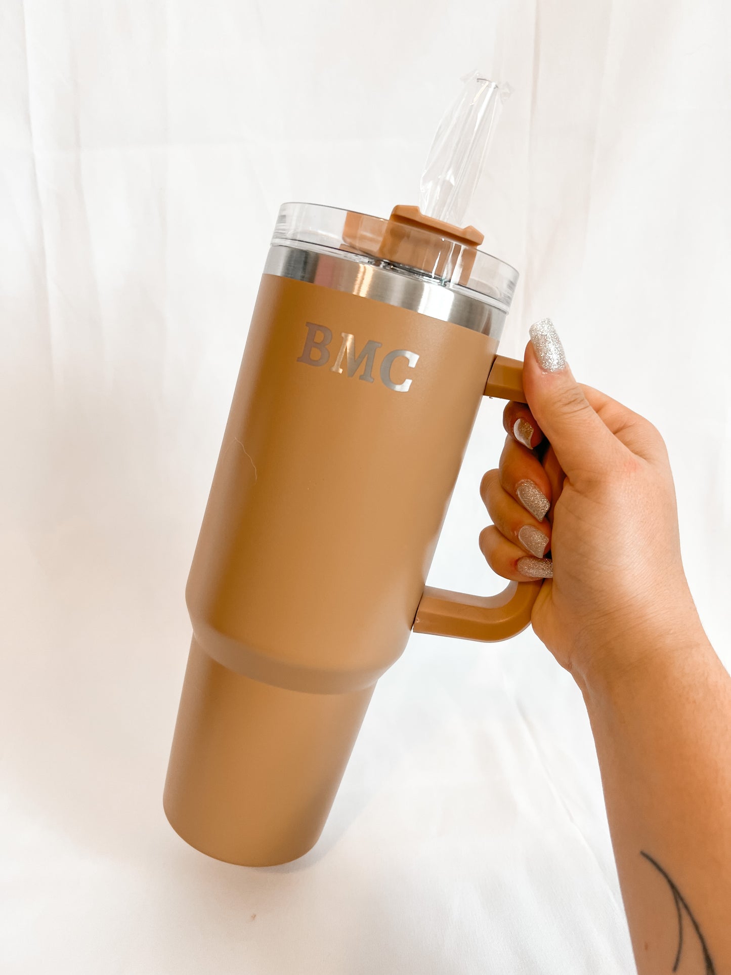 Khaki BMC 40oz Tumbler