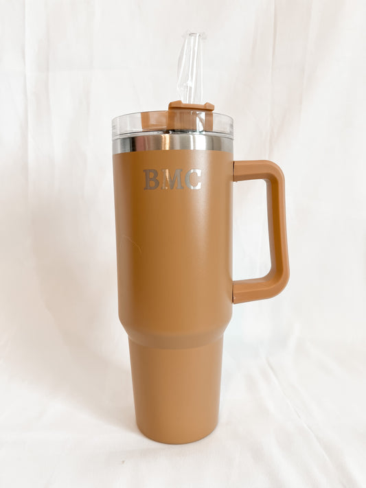 Khaki BMC 40oz Tumbler