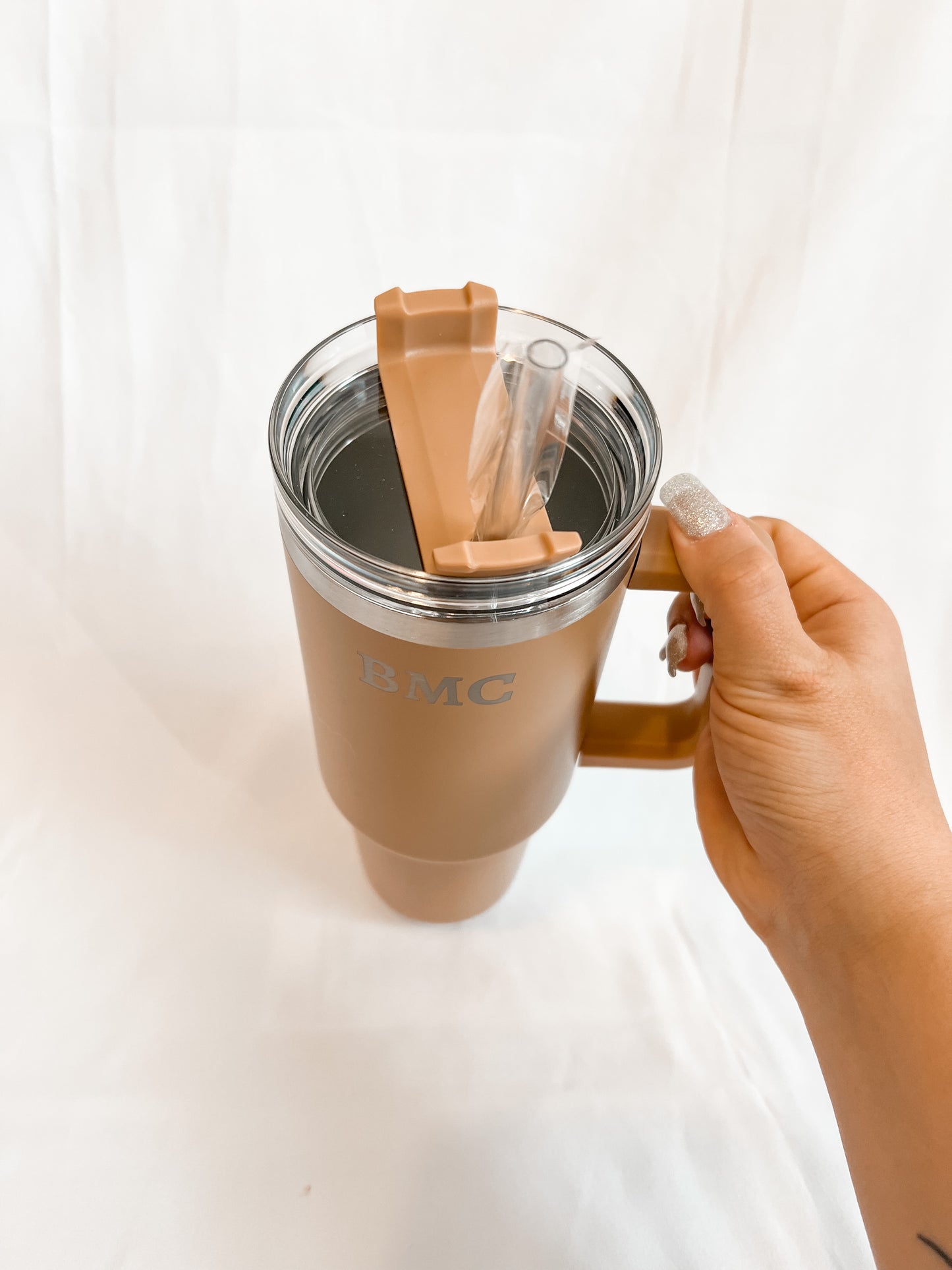 Khaki BMC 40oz Tumbler