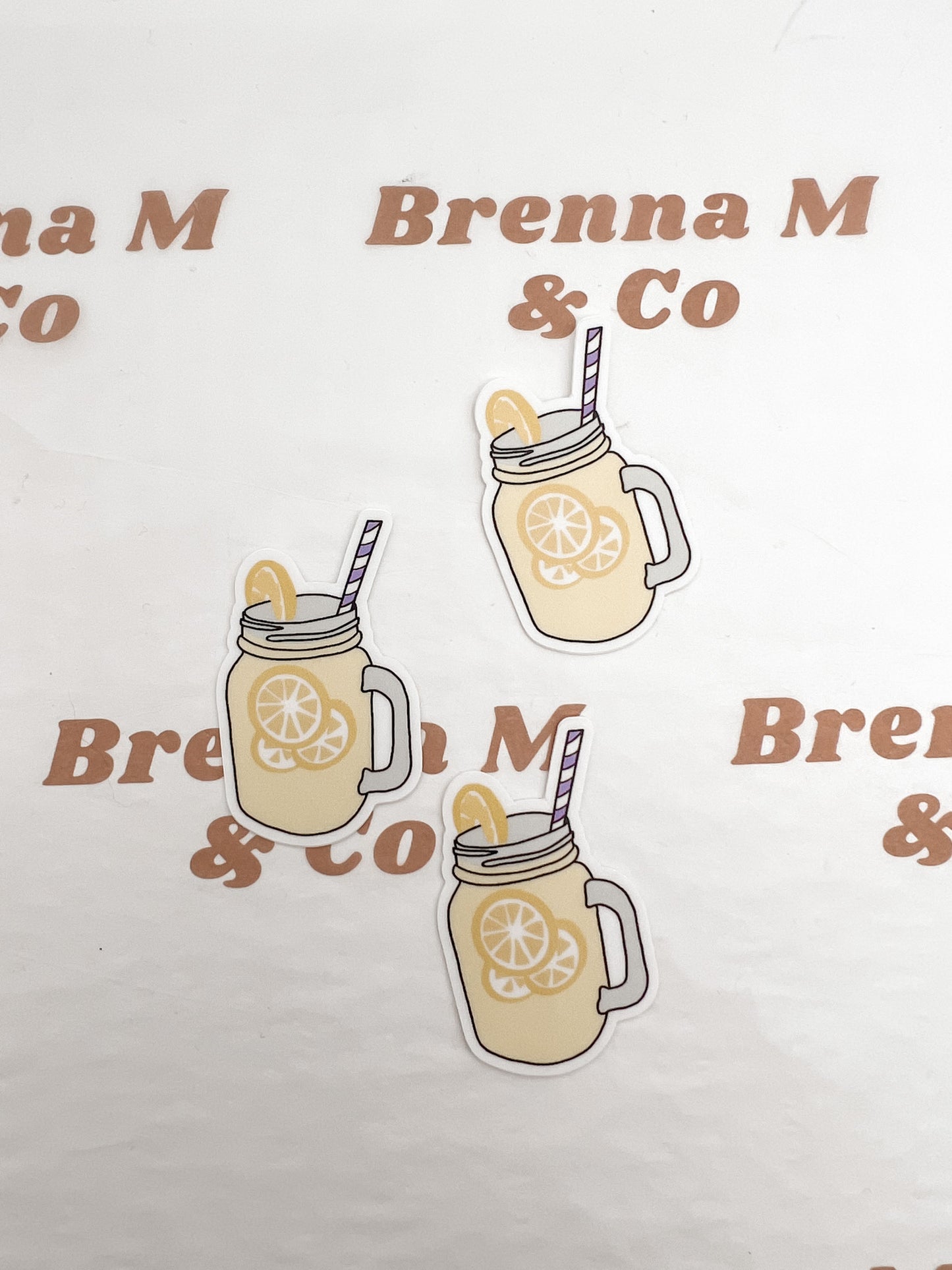 Lemonade Mason Jar Sticker