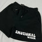 Black Emotional Wreck Sweat Shorts