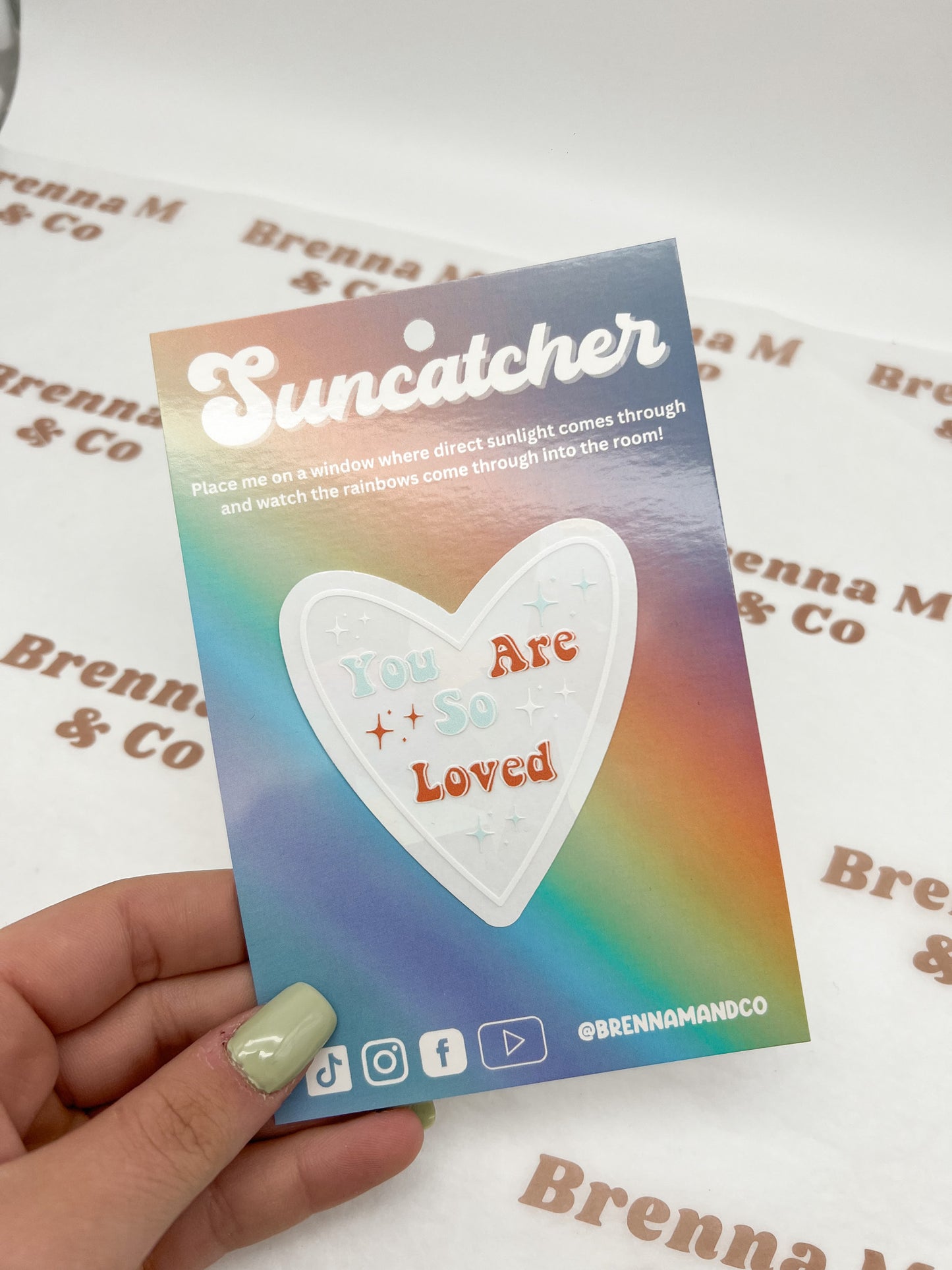 You Are So Loved Suncatcher