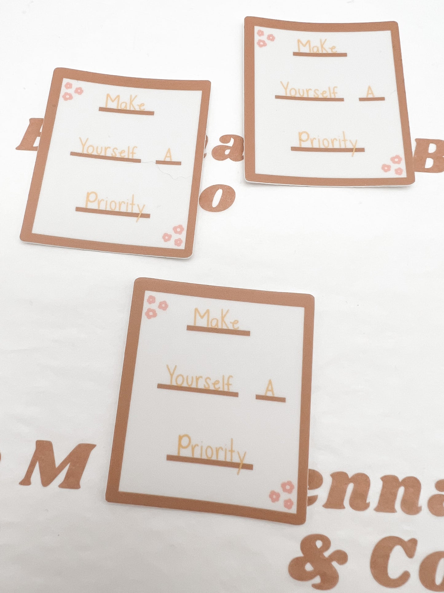 Prioritize Yourself Sticker