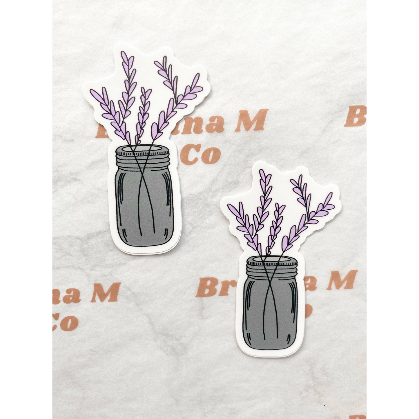 Lavender Blossom Stickers