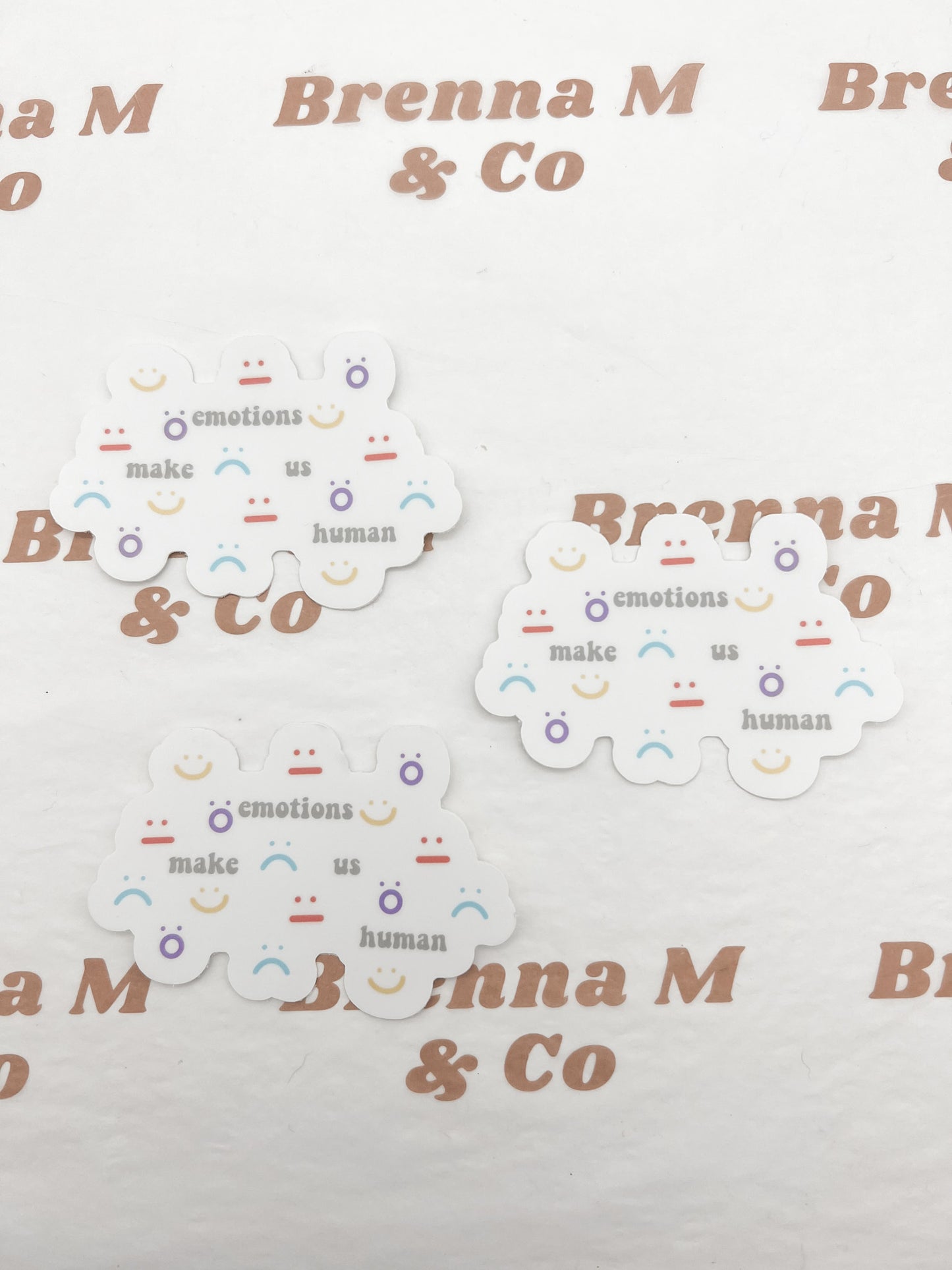 Emotions Make Us Human Sticker