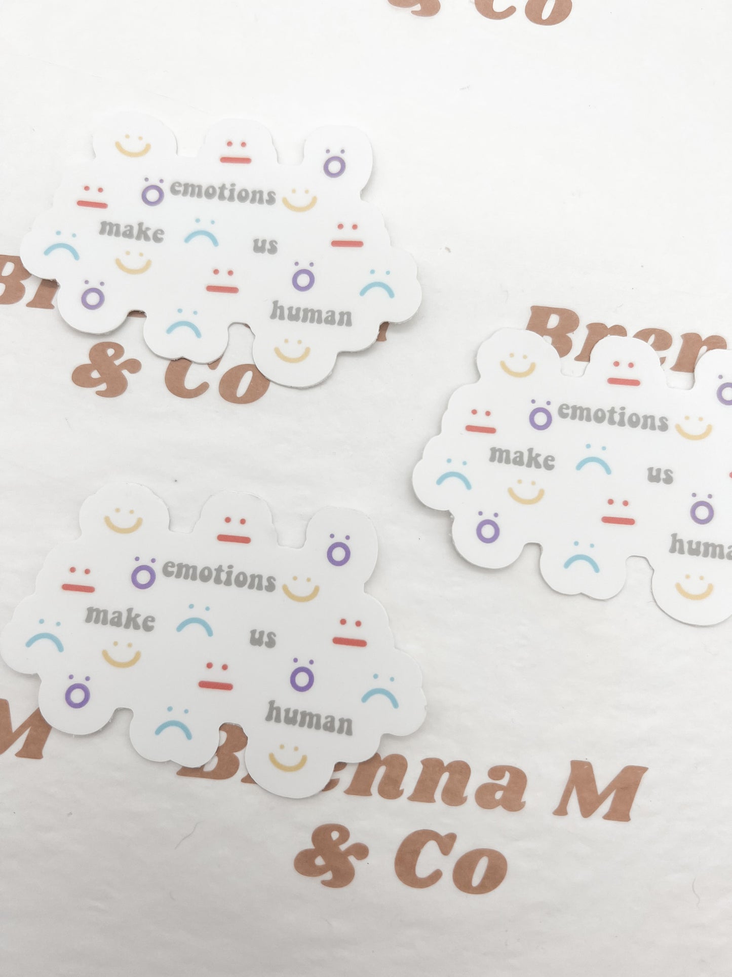 Emotions Make Us Human Sticker