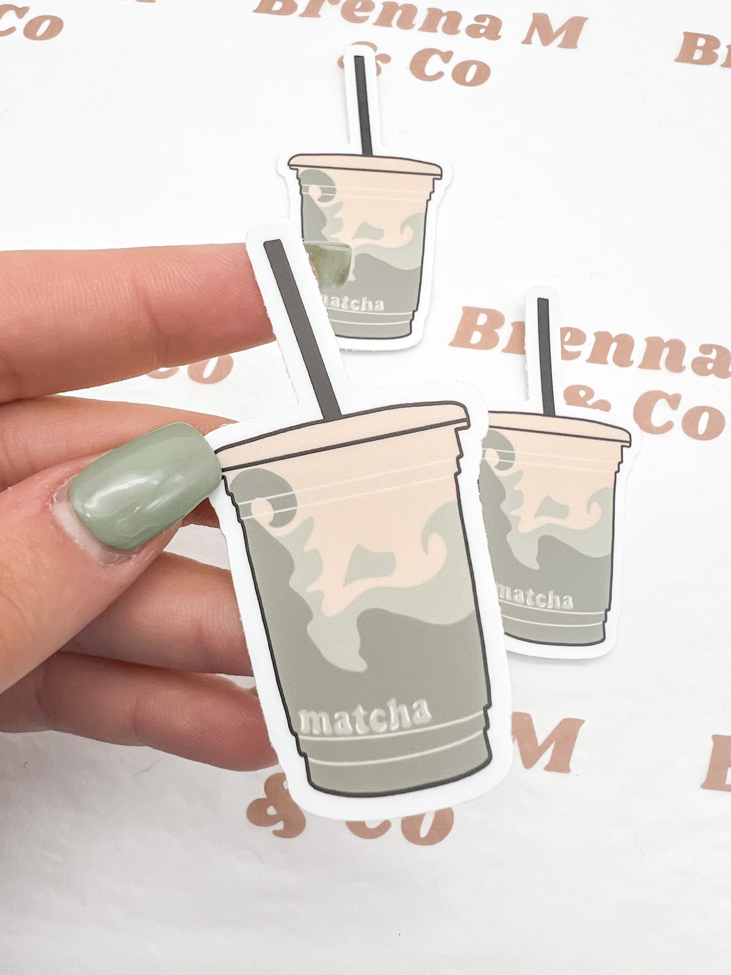 Matcha Drink Sticker
