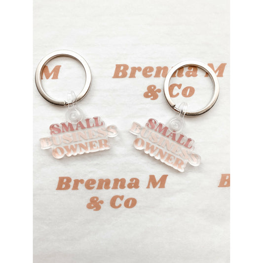 Small Business Owner Keychain