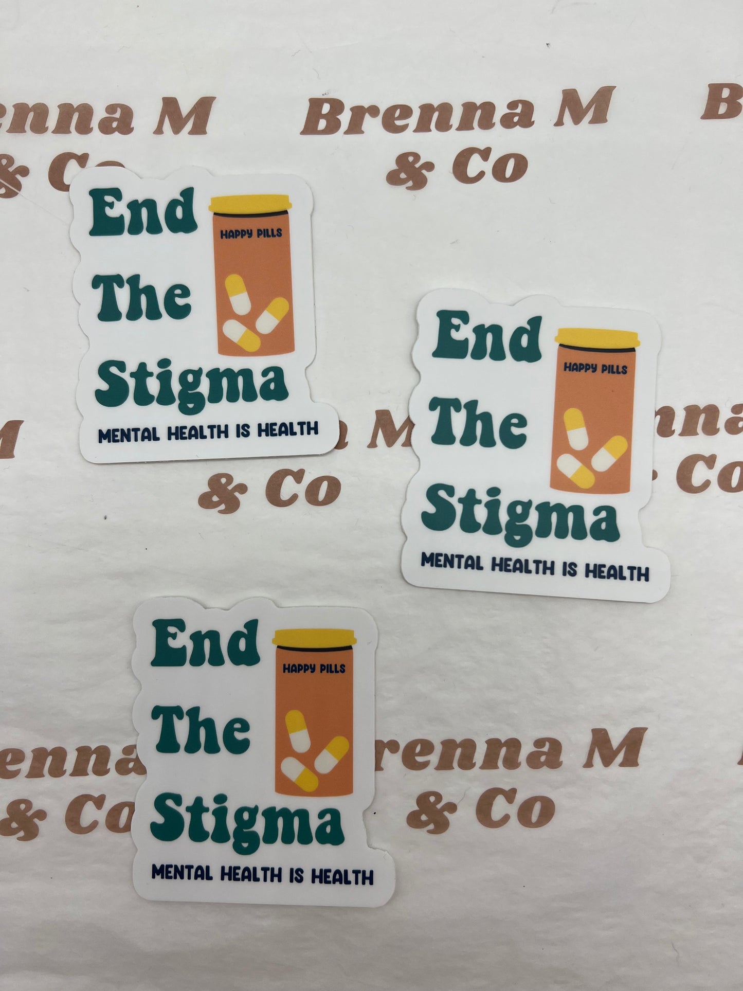 End The Stigma Sticker