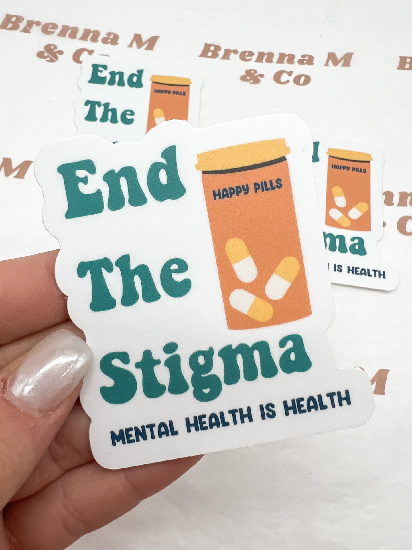 End The Stigma Sticker