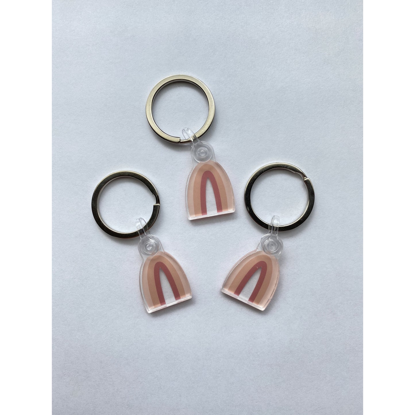 Mini Brenna M & Co Rainbow Keychain