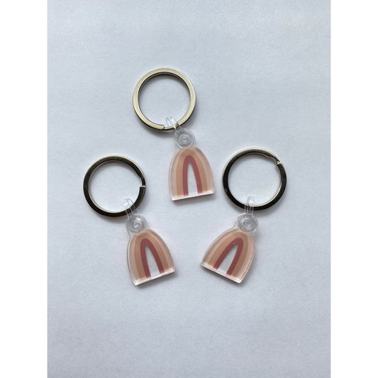 Mini Brenna M & Co Rainbow Keychain