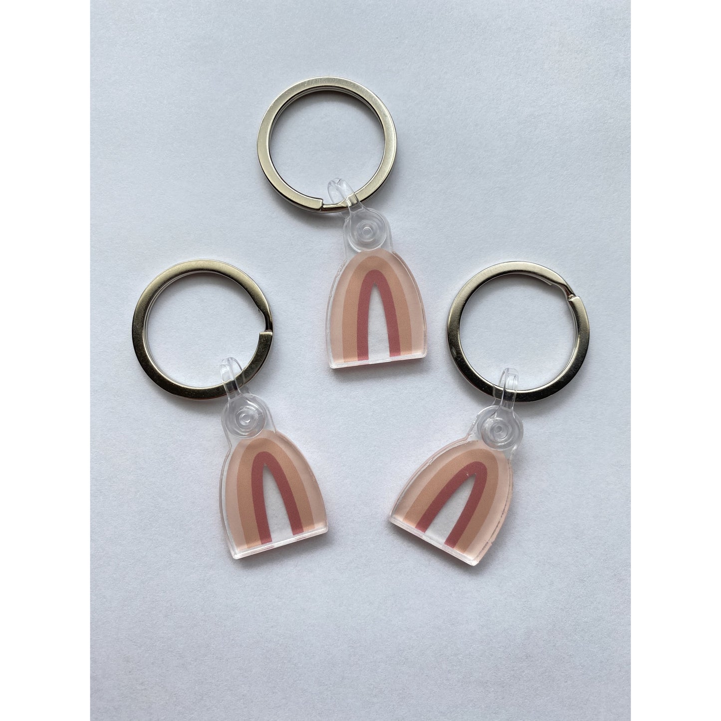 Mini Brenna M & Co Rainbow Keychain