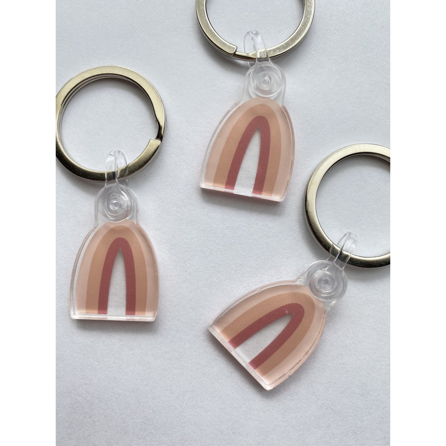 Mini Brenna M & Co Rainbow Keychain