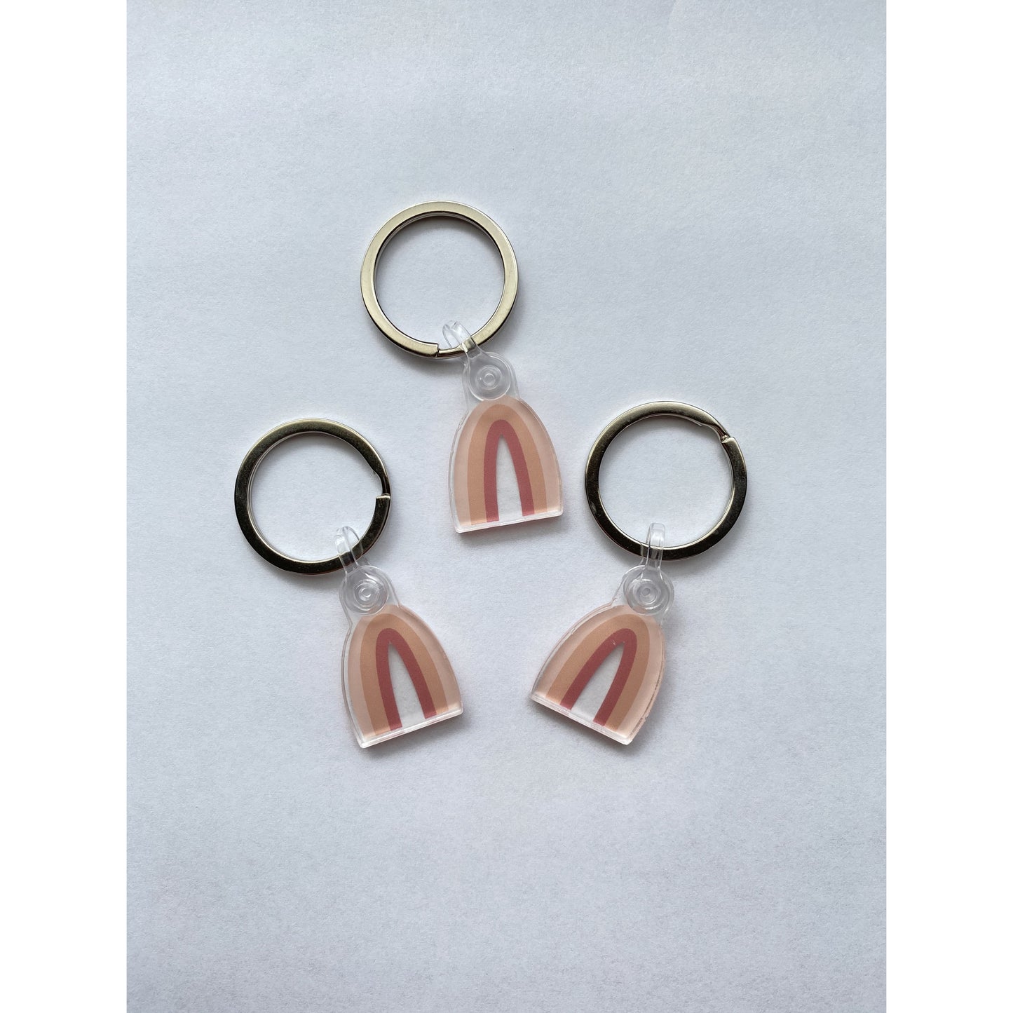 Mini Brenna M & Co Rainbow Keychain