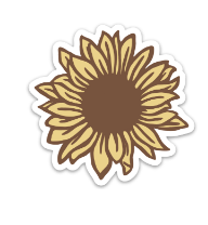 Sunflower Sticker