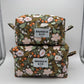 Autumn Bloom Quilted Makeup Bag