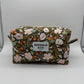 Autumn Bloom Quilted Makeup Bag