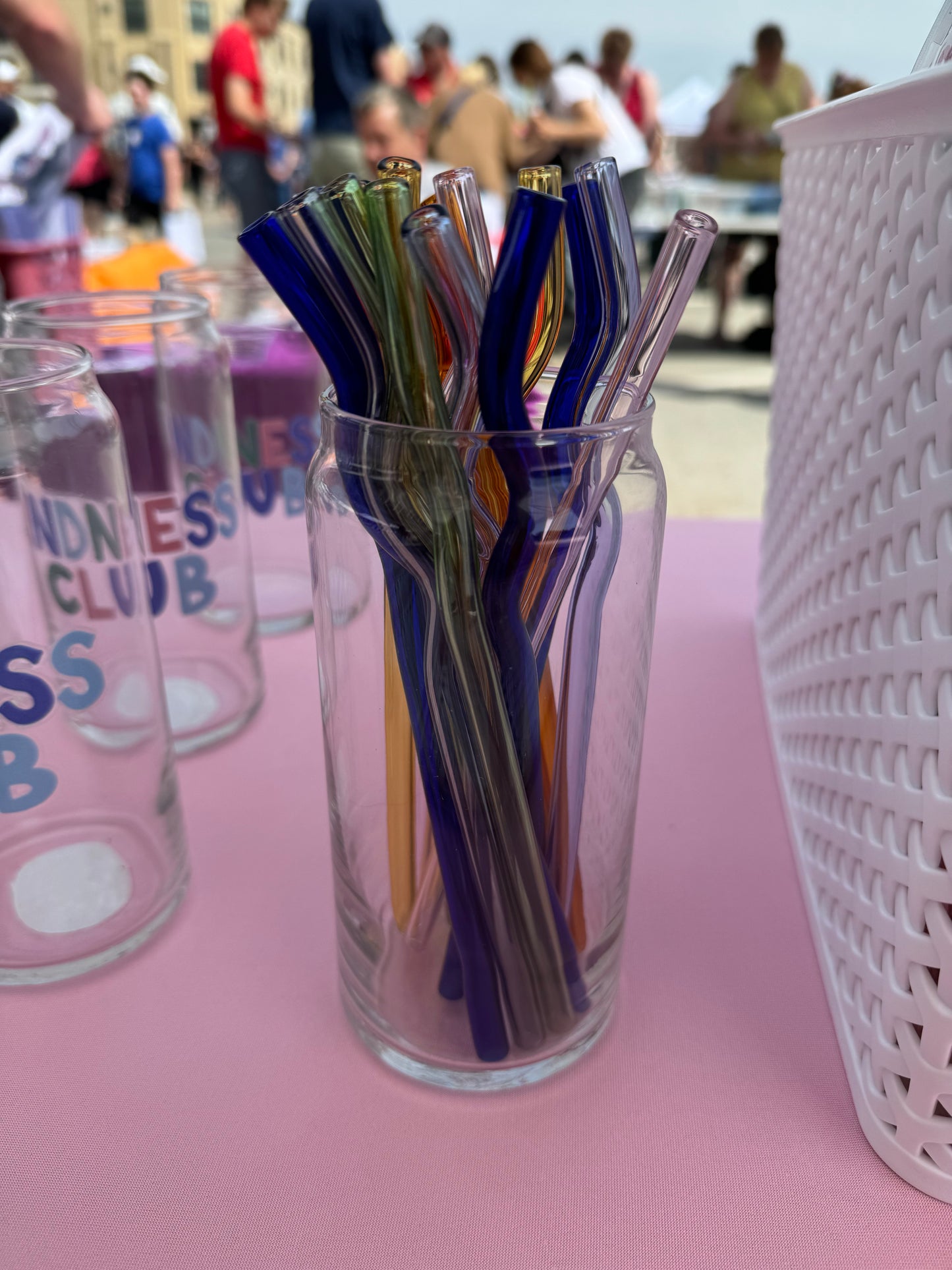 Colorful Wavy Straws