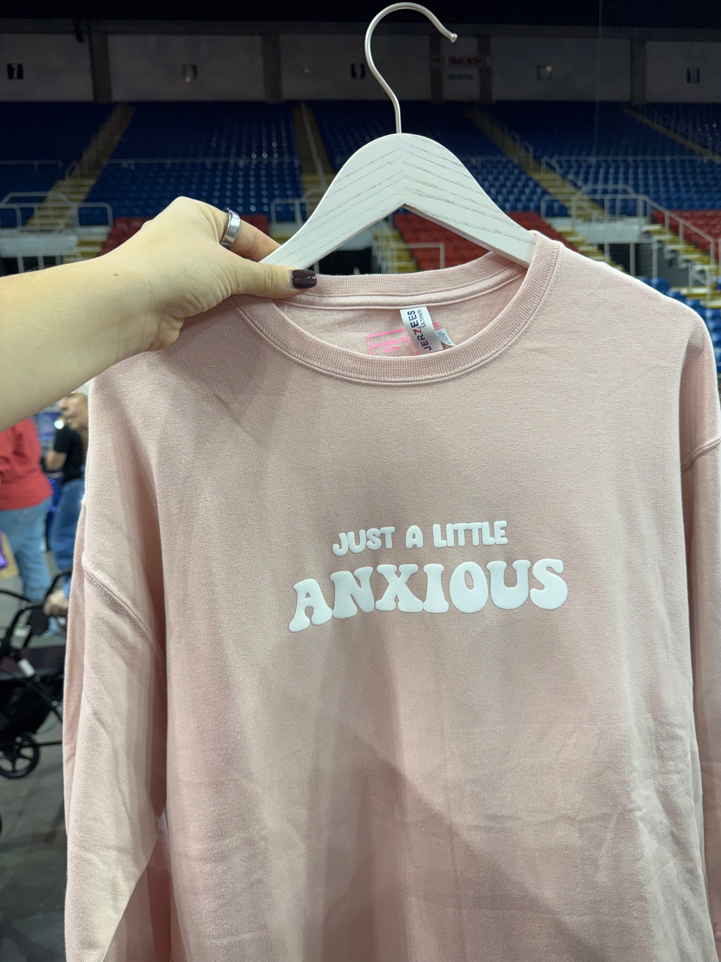 Just A Little Anxious Puff Crewneck