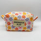 Vibrant Floral Quilted Pouch