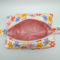 Vibrant Floral Quilted Pouch