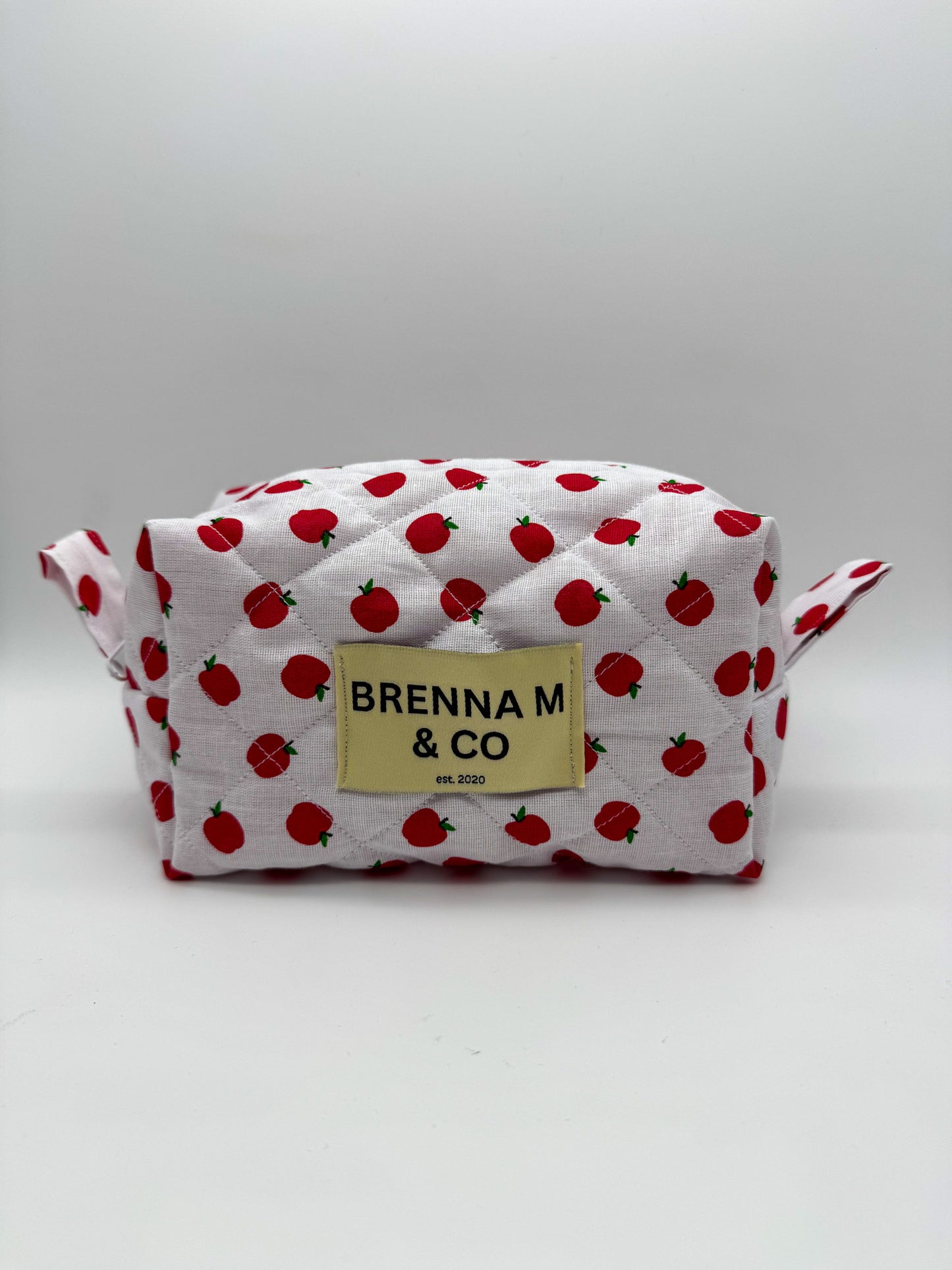 Apple Quilted Pouch