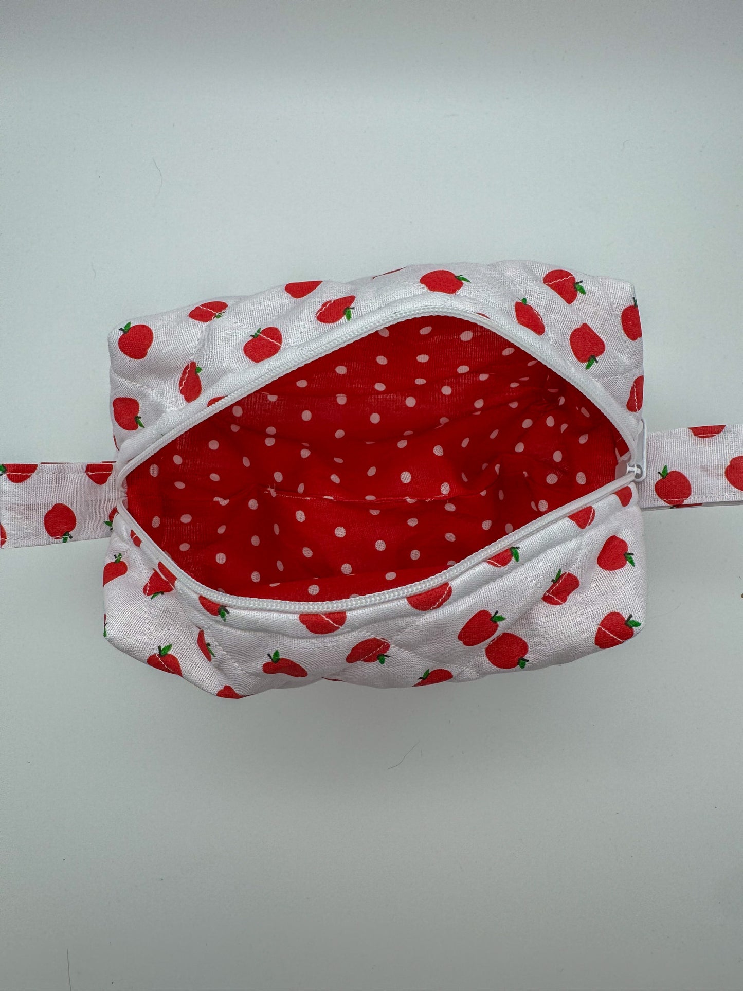 Apple Quilted Pouch
