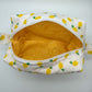 Lemon Quilted Pouch