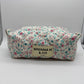 Pink Marigold Quilted Pouch