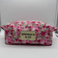 Pink Floral Quilted Pouch