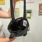 Crochet Big Checkered Bag