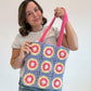 Lavender Sunshine Crochet Bag