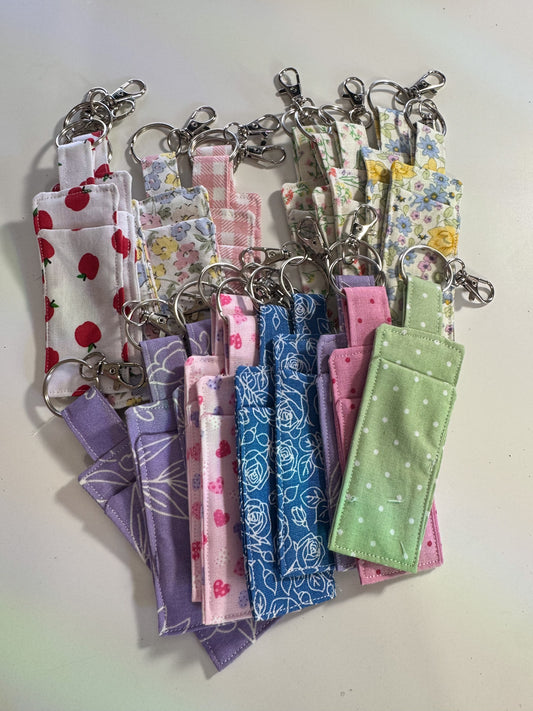 Lip Balm Keychain Holders