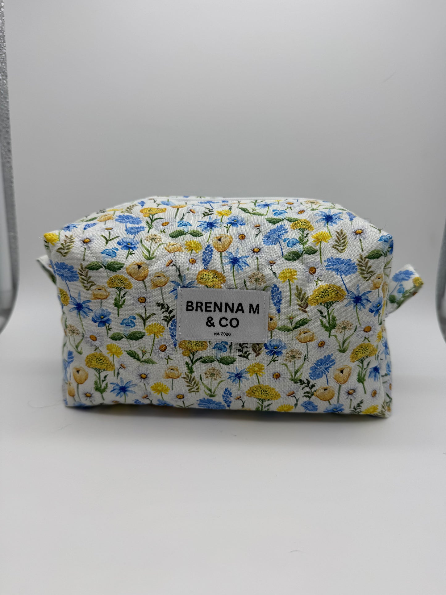 Field of Dreams Quilted Makeup Bag